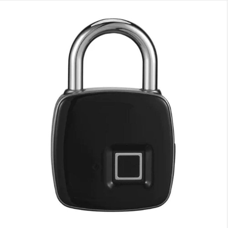 Biometric Security Latch Smart Bolt Theft-Proof Entry Lock Exterior Gate Fastener Travel Case Lock Digital Fingerprint Lock