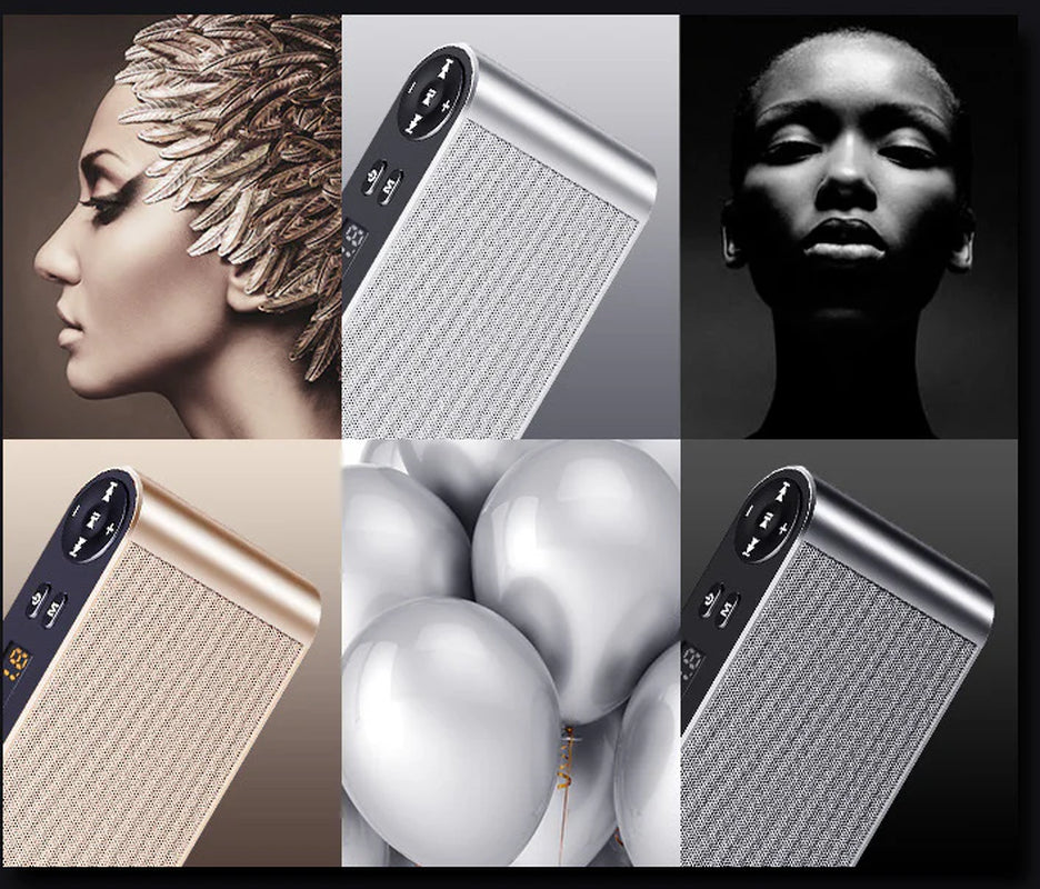 Compact Stereo Sound System Wireless Dual Channel Music Player with USB Connectivity