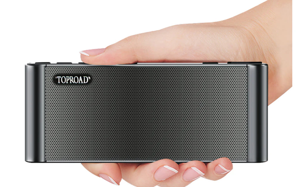 Compact Stereo Sound System Wireless Dual Channel Music Player with USB Connectivity